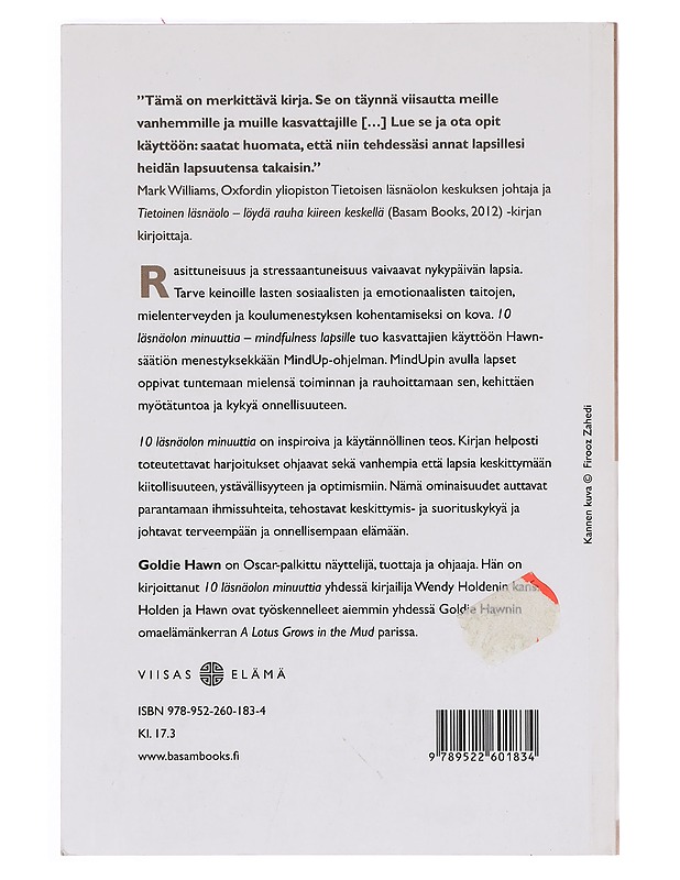 10 läsnäolon minuuttia : mindfulness lapsille - Hawn, Goldie - Hyvinvointikirjat - 10105393030 - 1
