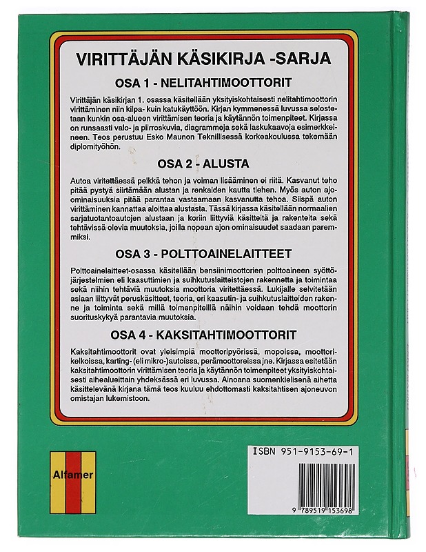 Virittäjän käsikirja. 4 : Kaksitahtimoottorit - Esko Mauno - Tietokirjat ja oppaat - 10105393038 - 1