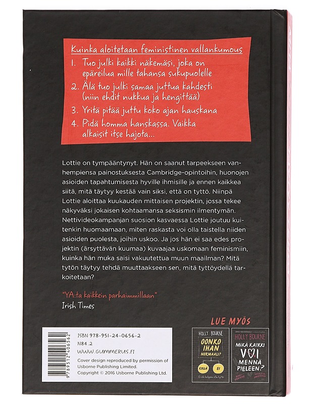 Mitä tytön täytyy tehdä? - Bourne, Holly - Kirja lahjaksi - 10105393110 - 1