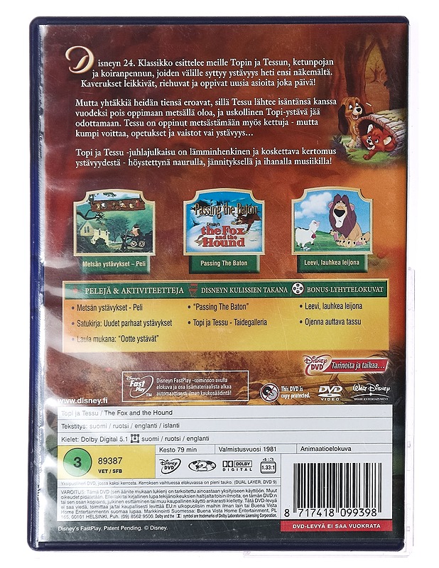 Topi ja Tessu - DVD - DVD-elokuvat - 10105393172 - 1