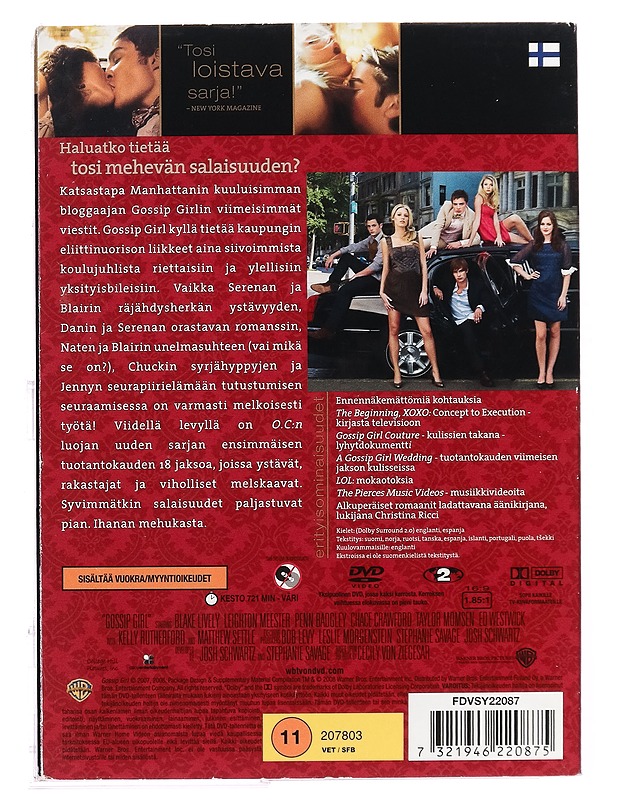 Gossip Girl: Kausi 1 - DVD - DVD-elokuvat - 10105393197 - 1