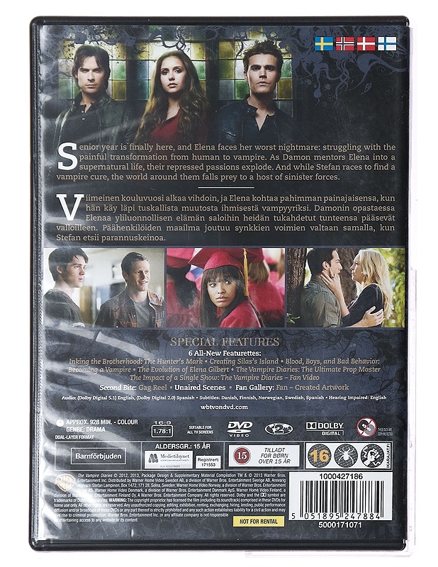 The Vampire Diaries : Love sucks 4. kausi - DVD - DVD-elokuvat - 10105393216 - 1