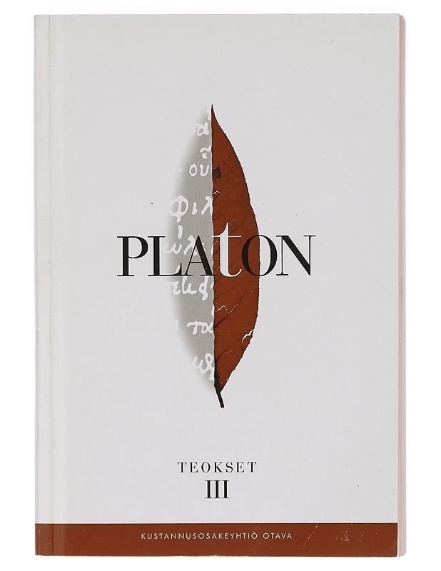 Platon teokset 3 -Platon - Tietokirjat ja oppaat - 10105393227 - 0