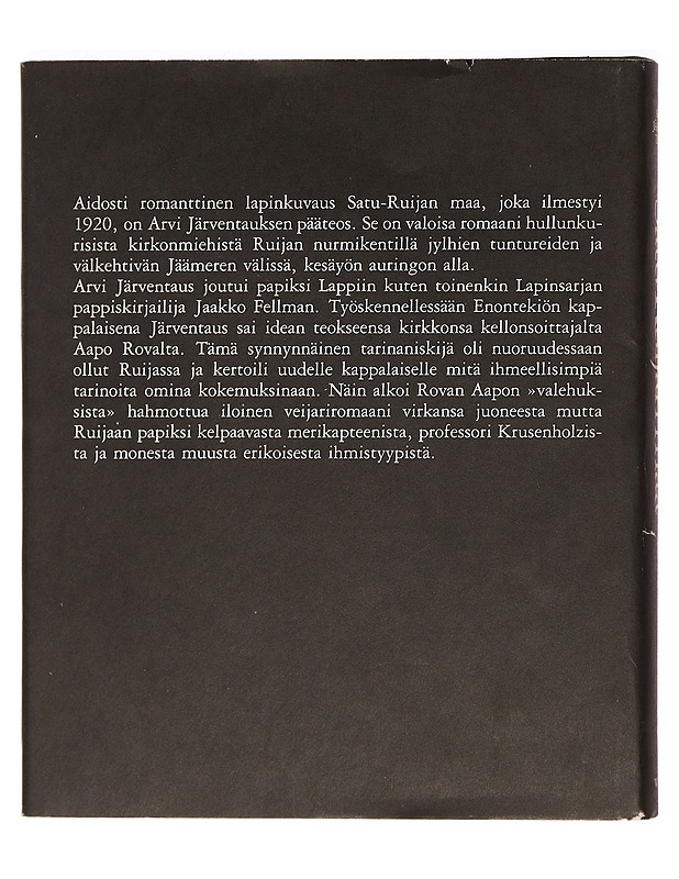 Satu-Ruijan maa - Arvi Järventaus - Romaanit ja novellit - 10105393245 - 1