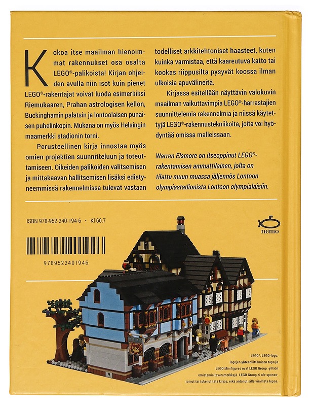 Sinustako arkkitehti Lego-palikoilla? : kuuluisimmat nähtävyydet ja ohjeet yli 30 omaan rakennusprojektiin - Elsmore, Warren - Tietokirjat ja oppaat - 10105393257 - 1