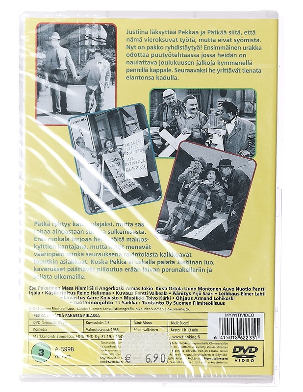 Pekka Ja Pätkä Pahassa Pulassa - DVD - DVD-elokuvat - 10105393268 - 1