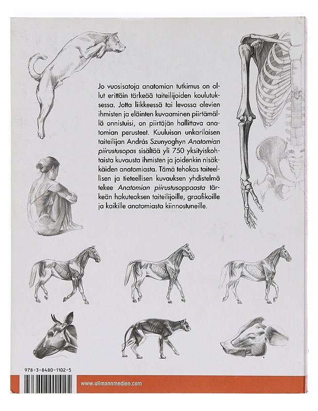 Anatomian piirustusopas : ihminen ja eläin - András Szunyoghy - Tietokirjat ja oppaat - 10105393275 - 1