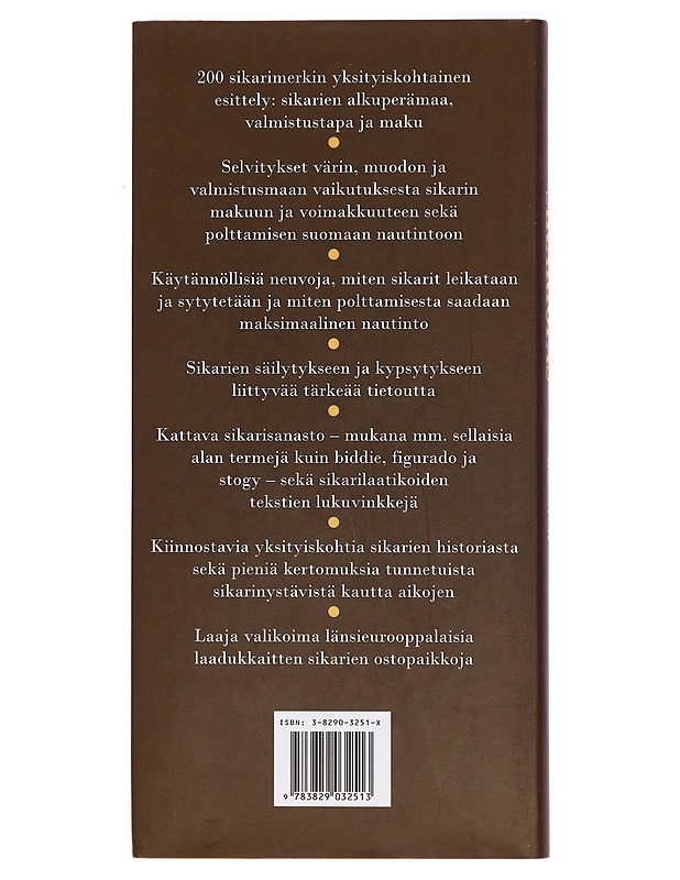 Kansainvälinen sikariopas : sikarin valinnan ja polttamisen taito - Resnick, Jane - Tietokirjat - 10105393277 - 1