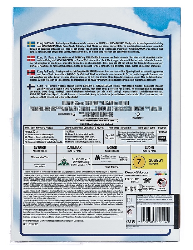 Kung Fu Panda - DVD - DVD-elokuvat - 10105393289 - 1