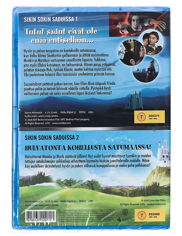 Sikin Sokin Saduissa 1 ja 2 - DVD - DVD-elokuvat - 10105393294 - 1
