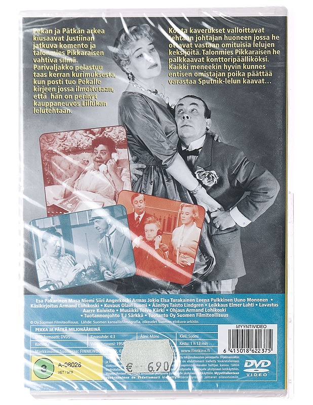 Pekka ja Pätkä Miljonääreinä - DVD - DVD-elokuvat - 10105393306 - 1