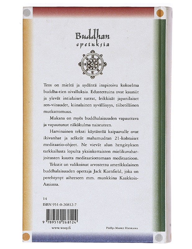 Buddhan opetuksia - Buddha - Tietokirjat ja oppaat - 10105393318 - 1