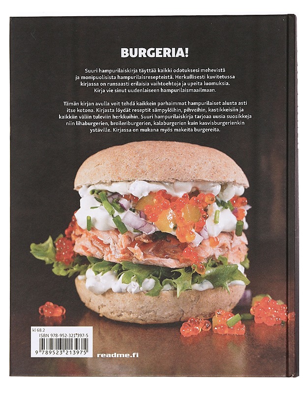 Burgeria! : suuri hampurilaiskirja - Sillanpää, Kaisa - Kirja lahjaksi - 10105393326 - 1