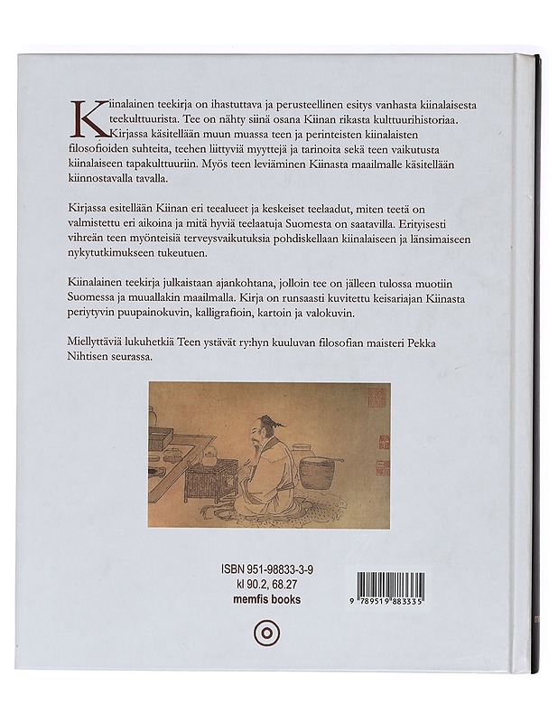 Kiinalainen teekirja - Pekka Nihtinen - Historiakirjat - 10105393327 - 1