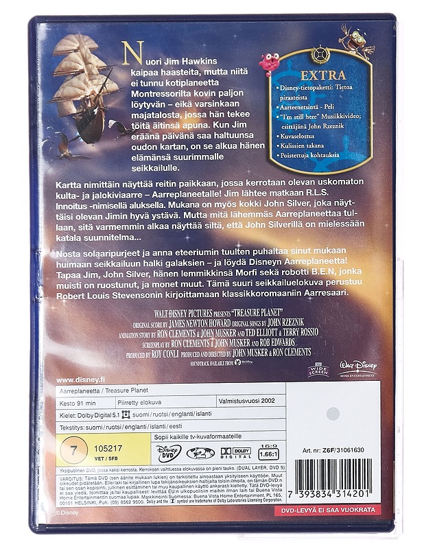 Aarreplaneetta - DVD - DVD-elokuvat - 10105393330 - 1