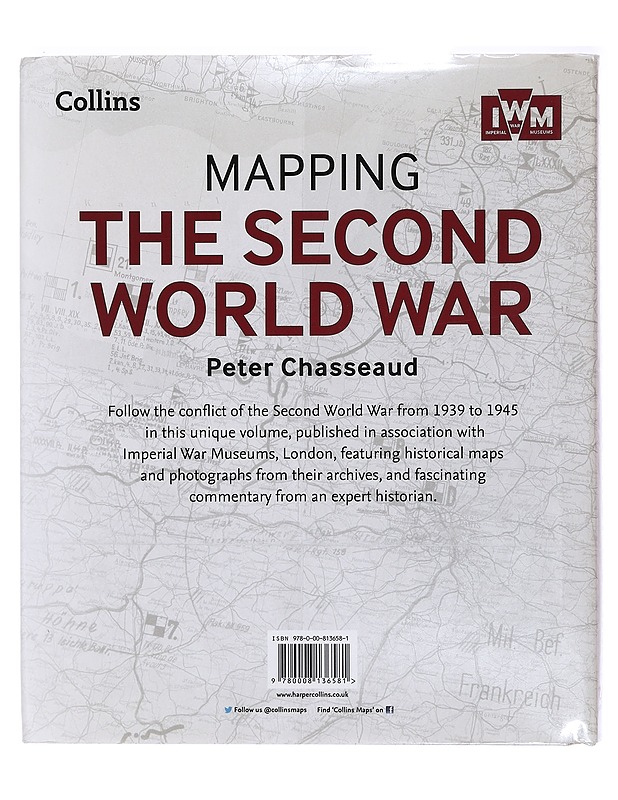 Mapping the Second World War - Chasseaud, Peter - Historiakirjat - 10105393345 - 1