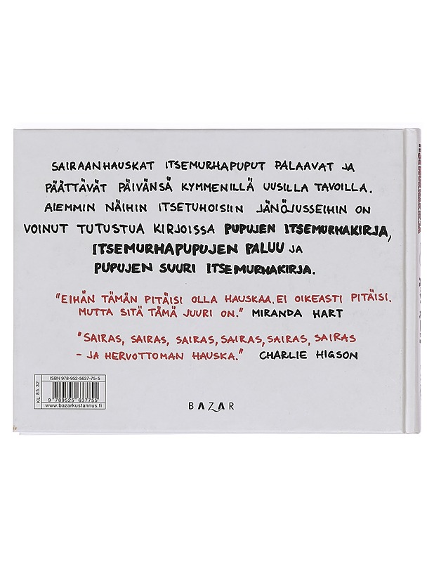 Pupujen uusi itsemurhakirja - Riley, Andy - Sarjakuvat - 10105393391 - 1