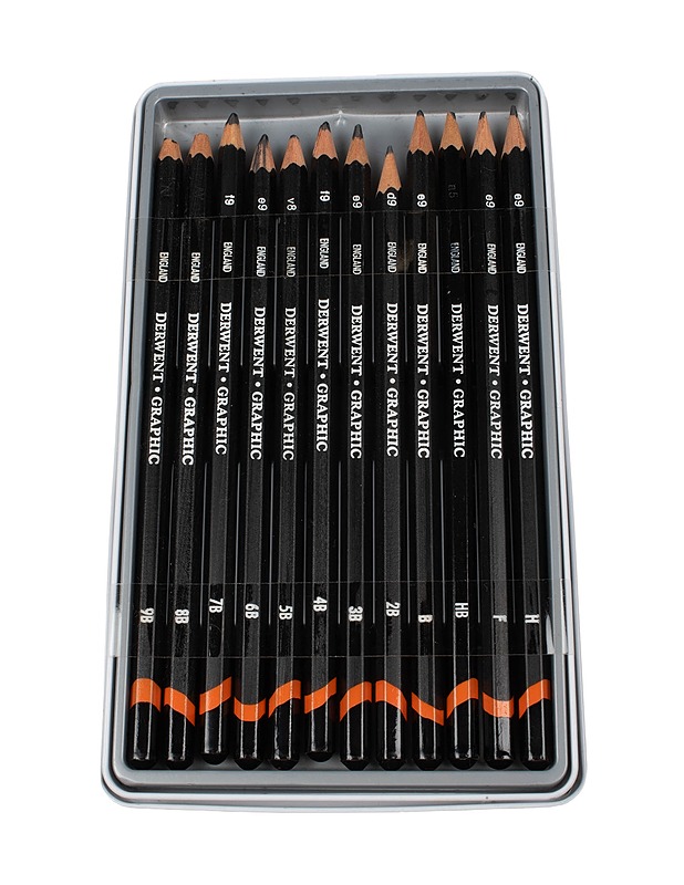 DERWENT Graphic Soft puukynät, 12 kpl - Askartelu - 10105393534 - 1
