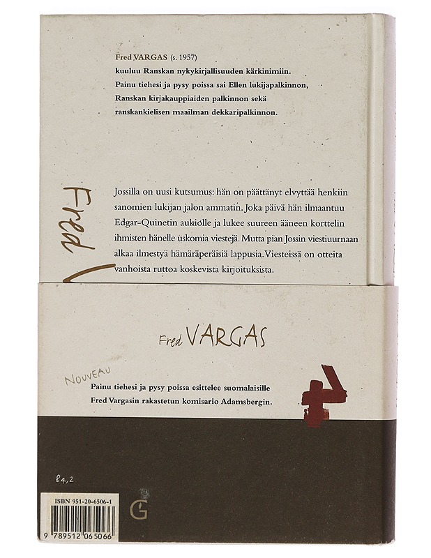Painu tiehesi ja pysy poissa - Vargas, Fred - Romaanit ja novellit - 10105393594 - 1
