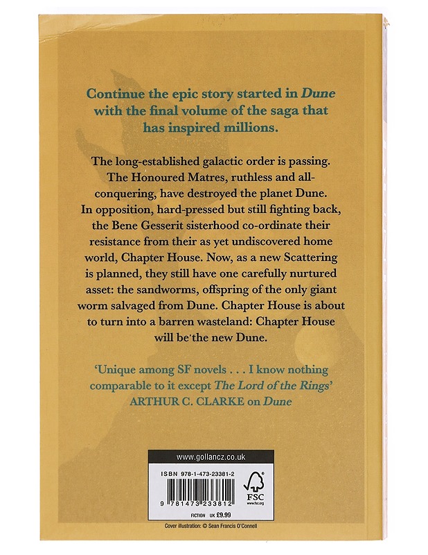Chapter House Dune - Herbert, Frank - Fantasia- ja scifi - 10105393616 - 1