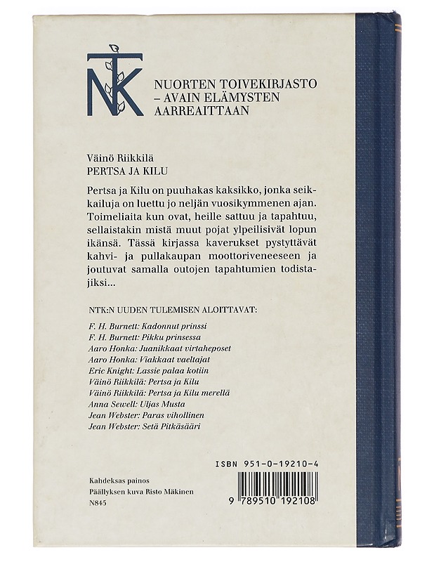 Pertsa ja Kilu - Väinö Riikkilä - Lastenkirjat - 10105393661 - 1