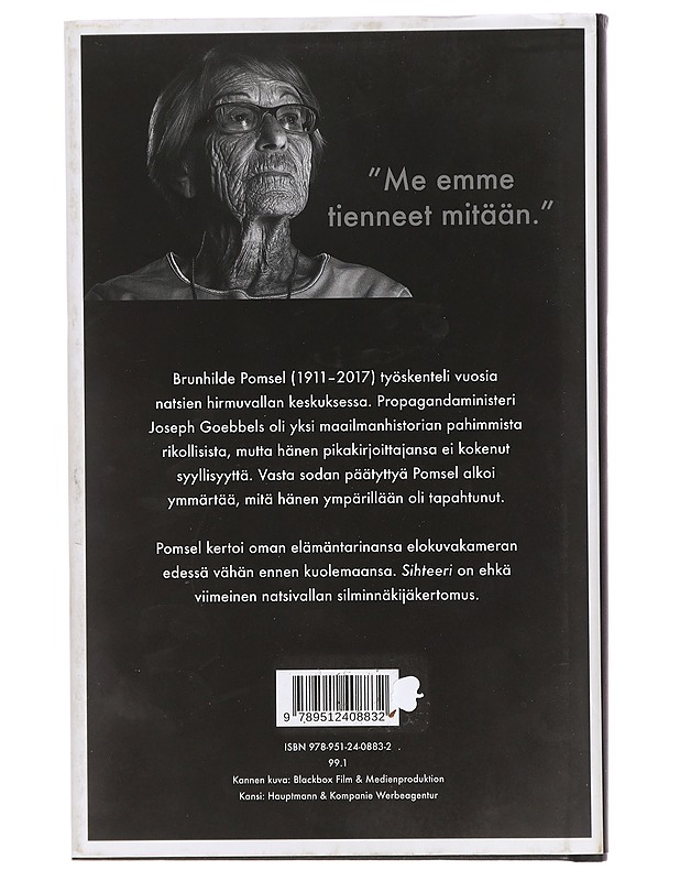 Sihteeri : Joseph Goebbelsin pikakirjoittajan perintö - Hansen, Thore D. - Elämäkerrat ja muistelmat - 10105393687 - 1