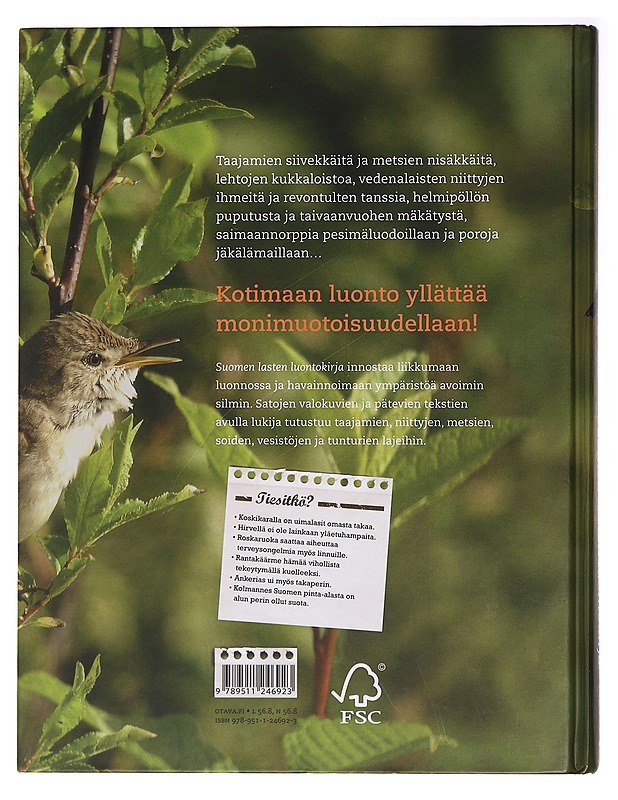 Suomen lasten luontokirja - Laine, Lasse J. - Lastenkirjat - 10105393688 - 1