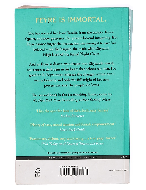 A court of mist and fury - Sarah J. Maas - Fantasia- ja scifi - 10105393703 - 1