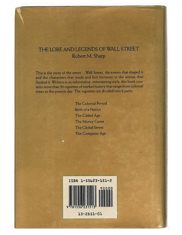 The lore of legends of Wall Street - Robert M. Sharp - Tietokirjat ja oppaat - 10105393787 - 1