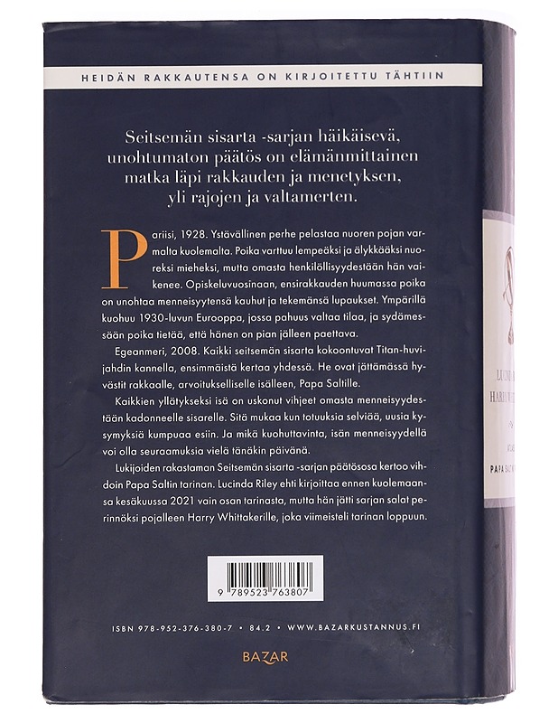 Atlas, Papa Saltin tarina - Lucinda Riley - Romaanit ja novellit - 10105393817 - 1