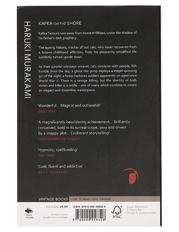 Kafka on the shore - Murakami, Haruki - Romaanit ja novellit - 10105393874 - 1