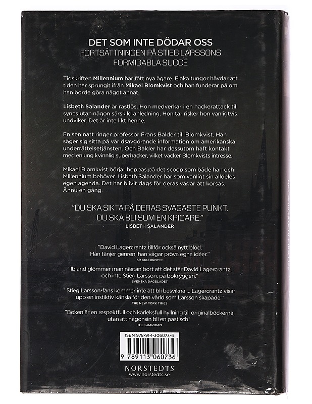 Det som inte dödar oss - David Lagercrantz - Jännitys ja dekkarit - 10105393917 - 1