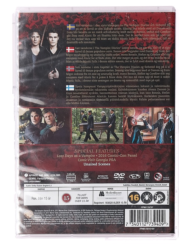 The Vampire Diaries:  the Complete Eighth And Final Season - DVD - DVD-elokuvat - 10105393929 - 1