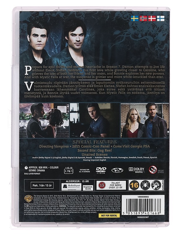 The Vampire Diaries : Love sucks 7. kausi - DVD - DVD-elokuvat - 10105393934 - 1