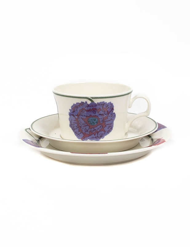 ARABIA Illusia teekuppi, tassi ja pullalautanen - Designsuosikit - 10105394012 - 0