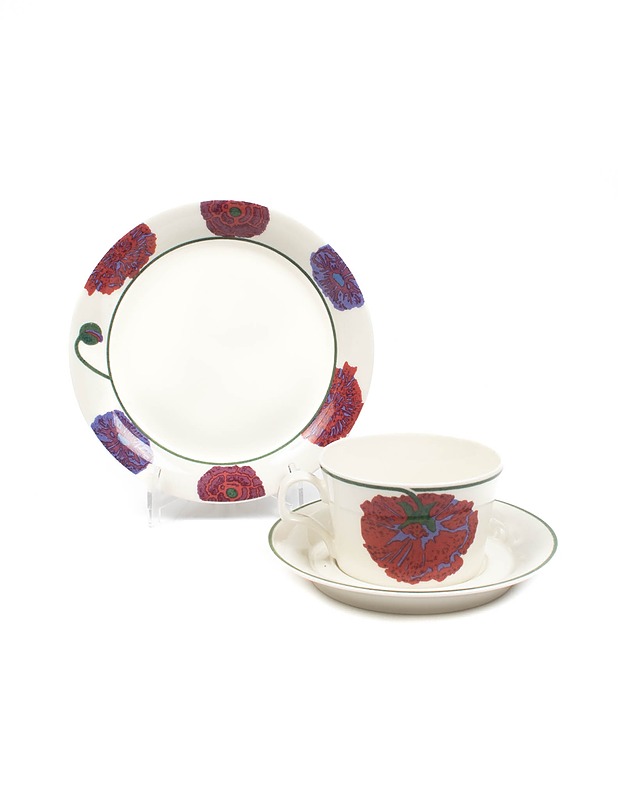 ARABIA Illusia teekuppi, tassi ja pullalautanen - Designsuosikit - 10105394012 - 1