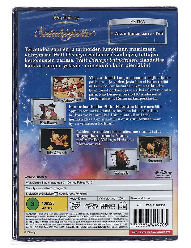 Disney Satukirjasto osa 2- DVD - DVD-elokuvat - 10105394031 - 1