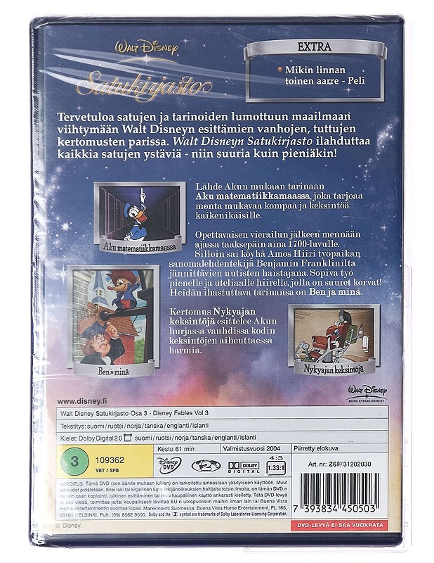 Disney Satukirjasto osa 3- DVD - DVD-elokuvat - 10105394034 - 1