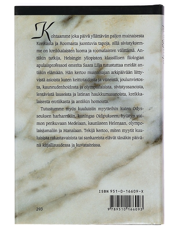 Antiikkia ja myyttejä - Saara Lilja - Historiakirjat - 10105394045 - 1