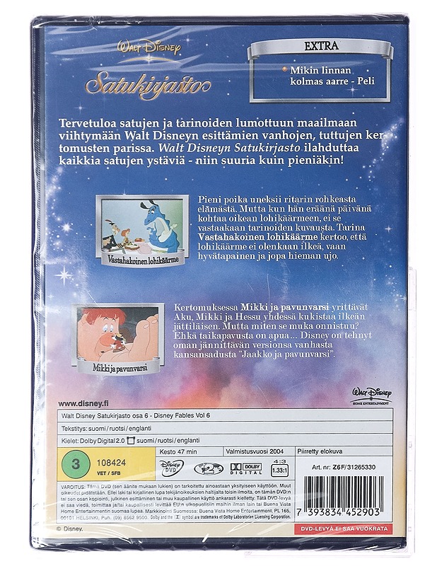Disney Satukirjasto osa 6- DVD - DVD-elokuvat - 10105394036 - 1