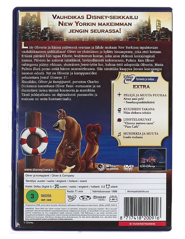 Oliver Ja Kumppanit - DVD - DVD-elokuvat - 10105394046 - 1