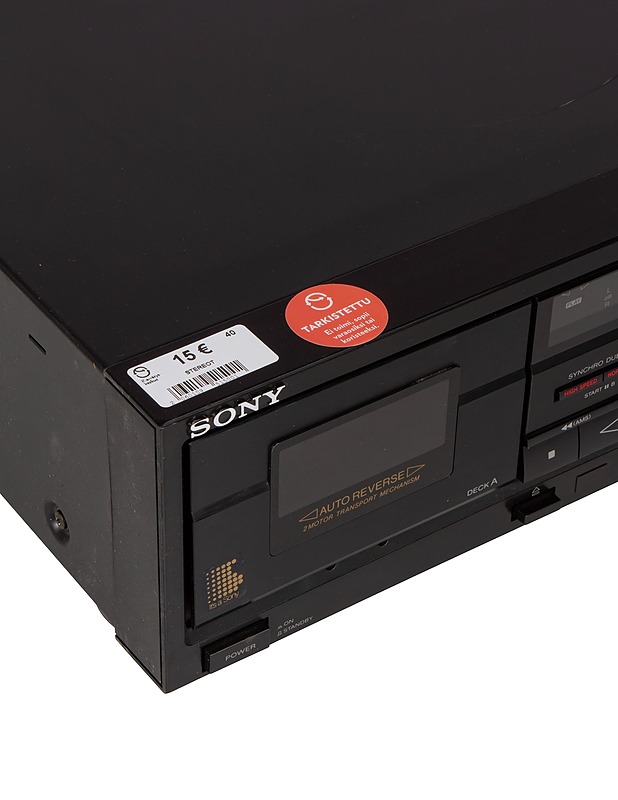 SONY TC-WR570 tuplakasettisoitin - Audio - 10105394062 - 2