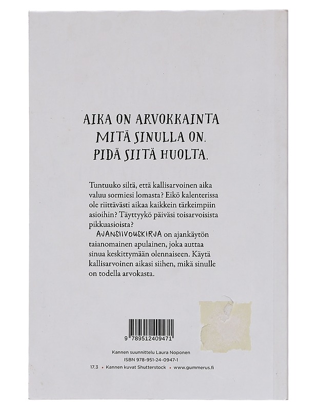 Ajansiivouskirja : ajankäytön taianomainen apulainen - Tietokirjat ja oppaat - 10105394101 - 1