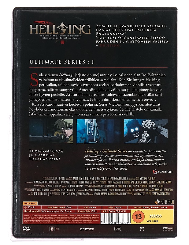 Hellsing: ultimate Series 1 - DVD - DVD-elokuvat - 10105394110 - 1