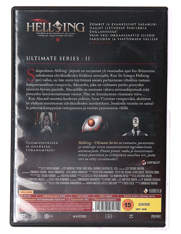 Hellsing: Ultimate series II - DVD - DVD-elokuvat - 10105394116 - 1