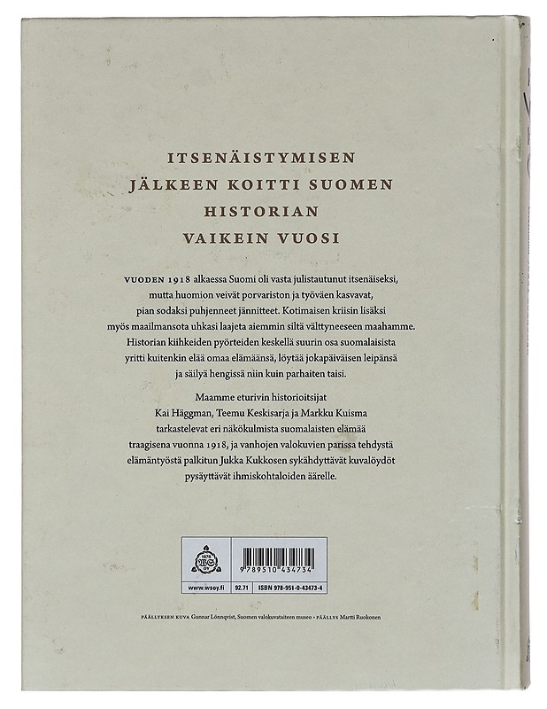1918 - Häggman, Kai - Elämäkerrat ja muistelmat - 10105394176 - 1