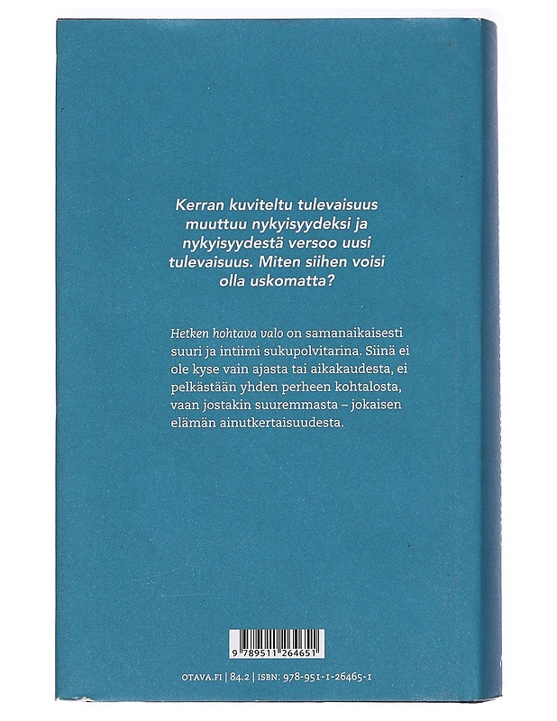 Hetken hohtava valo - Juha Itkonen - Romaanit ja novellit - 10105394216 - 1