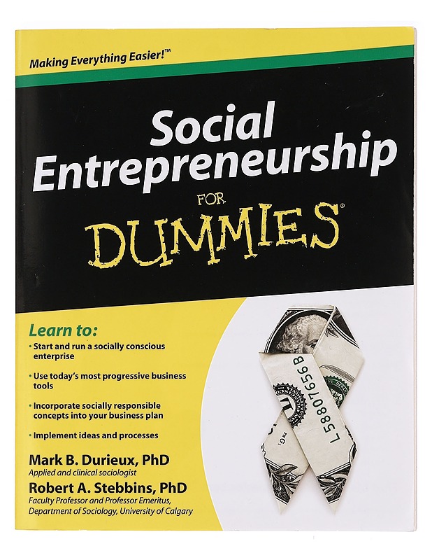 Social Entrepreneurship For Dummies -Durieux, Mark; Stebbins, Robert - Tietokirjat ja oppaat - 10105394218 - 0
