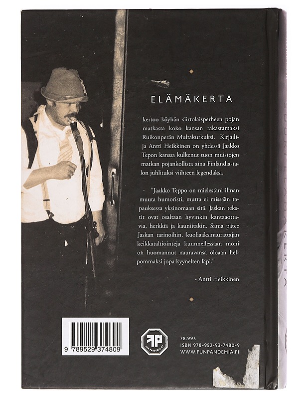 Jaakko Teppo : suuri elämäkerta : multakurkun muistelmia - Teppo, Jaakko - Elämäkerrat ja muistelmat - 10105394229 - 1