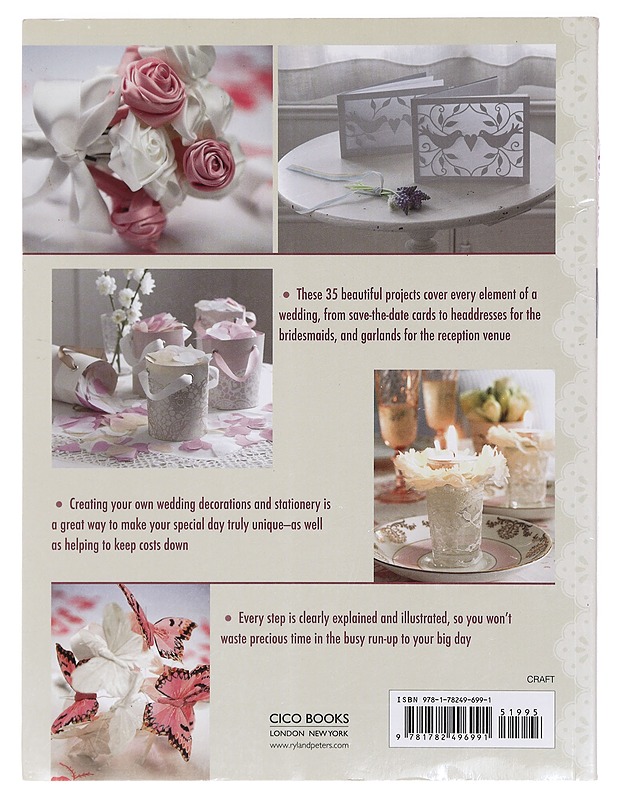 Handmade Wedding: 35 handcrafted projects to make your special day unique - Käsityökirjat - 10105394285 - 1